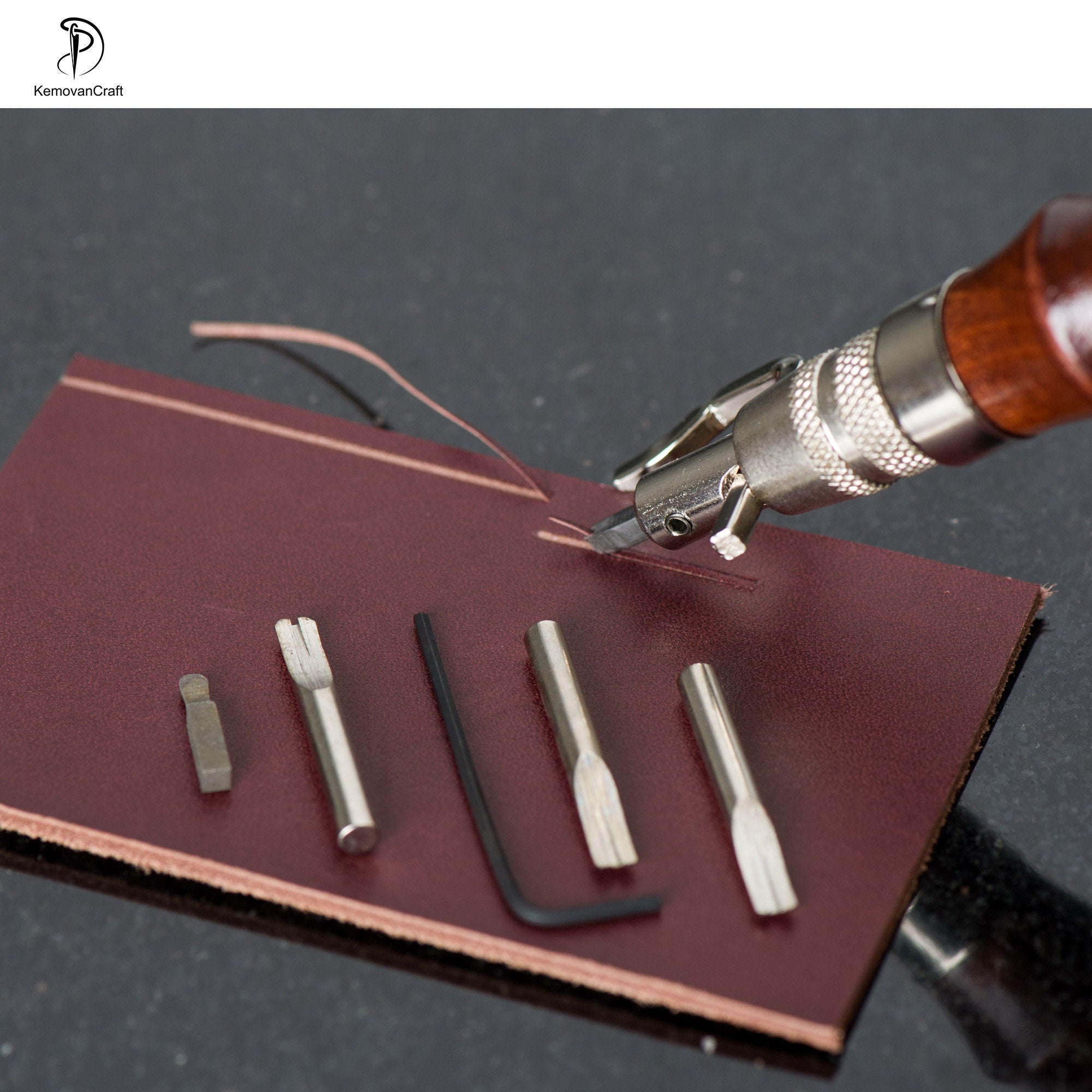 Leathercraft 5 in 1 Groove Tool Adjustable Leather Edge Etsy Canada