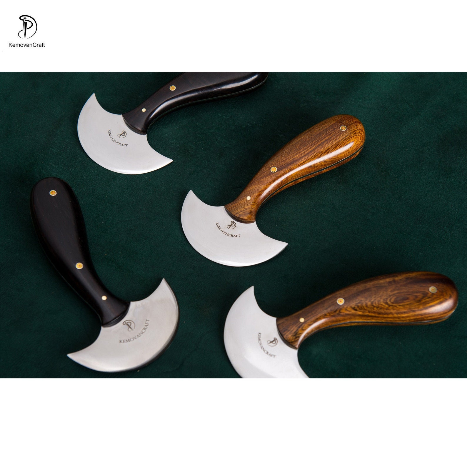 Leather Half Moon Knife Crescent Knife Leather Cutting Knife Etsy