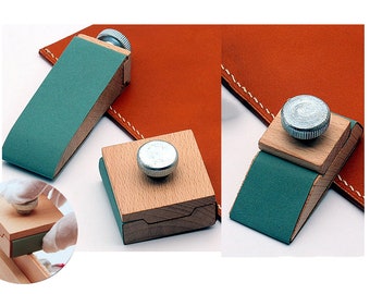Sandpaper Holder Mini Sanding Block Leather Burnisher