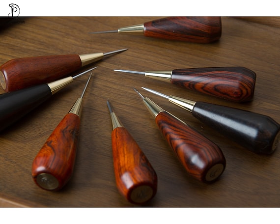 Lot De Poinçons Pour Cuir Vintage - Marque Générique, Occasion