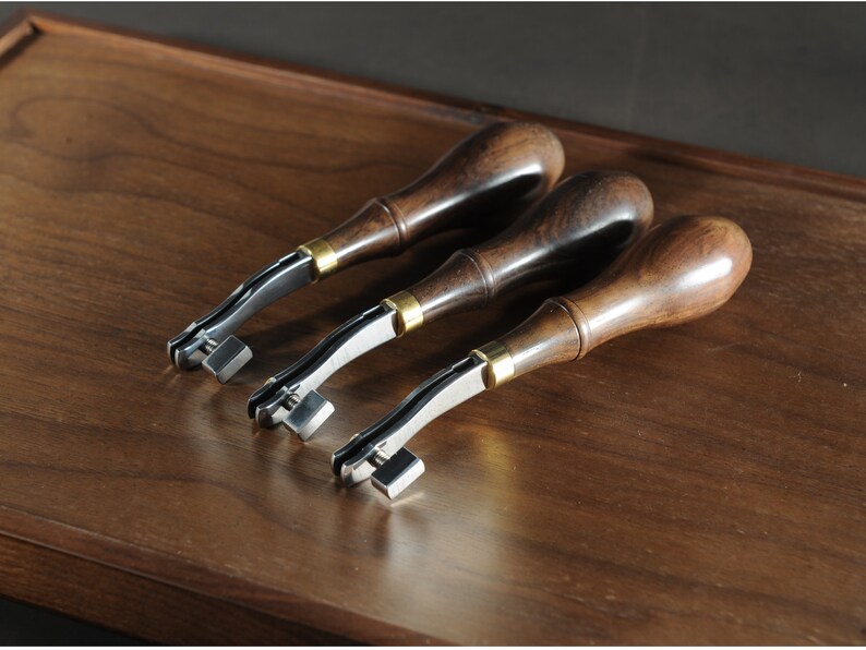 Leather Edge Creaser 0.4mm Adjustable Stitch Line Pressing Etsy