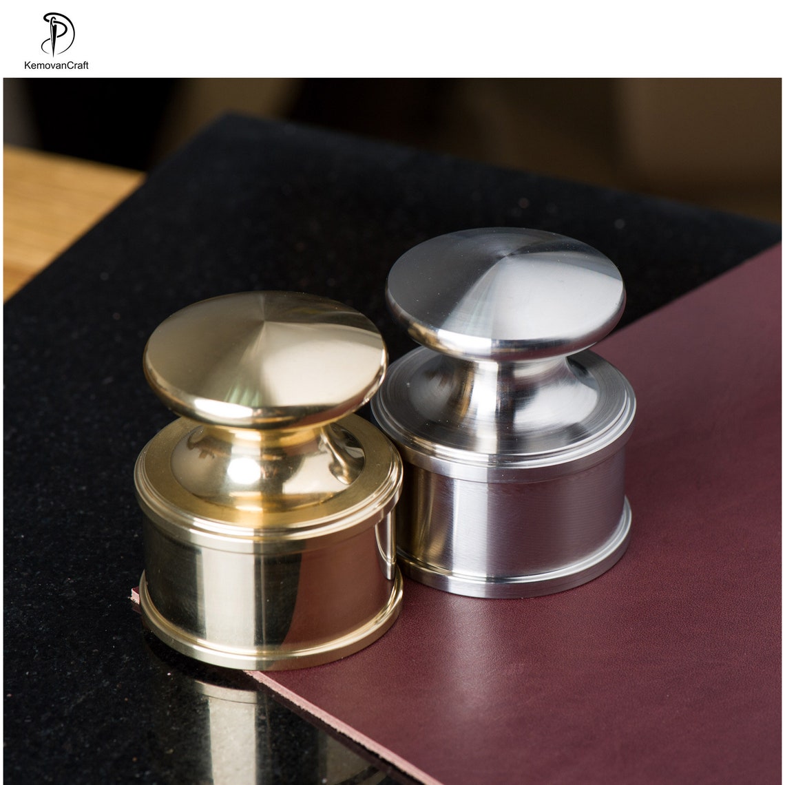 Heavy Leather Weight Brass&stainless Steel Weight for Leather Etsy