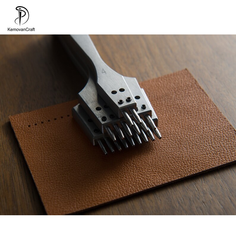 Detachable Leather Round Chisels Round Stitching Chisel Set Etsy