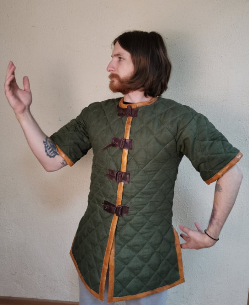 Quilted Armor of the Viking Medieval Gambeson Quilted Etsy