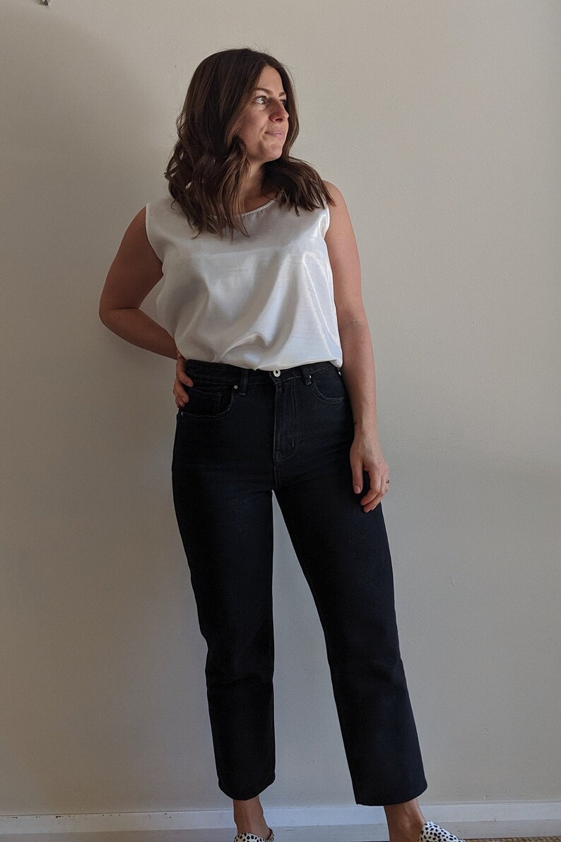 Shiny White Top