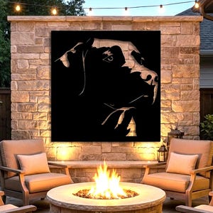 Steel Labrador Retriever Wall Art | 14 Gauge Minimalist Pet Decor