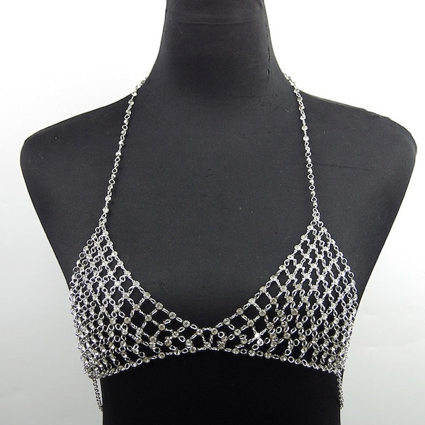 Womens Diamond Bra Etsy