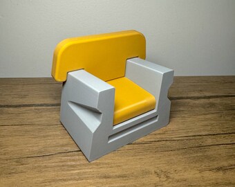 Black Series 6 Inch Jedi Council Chair - 3D Printed Star