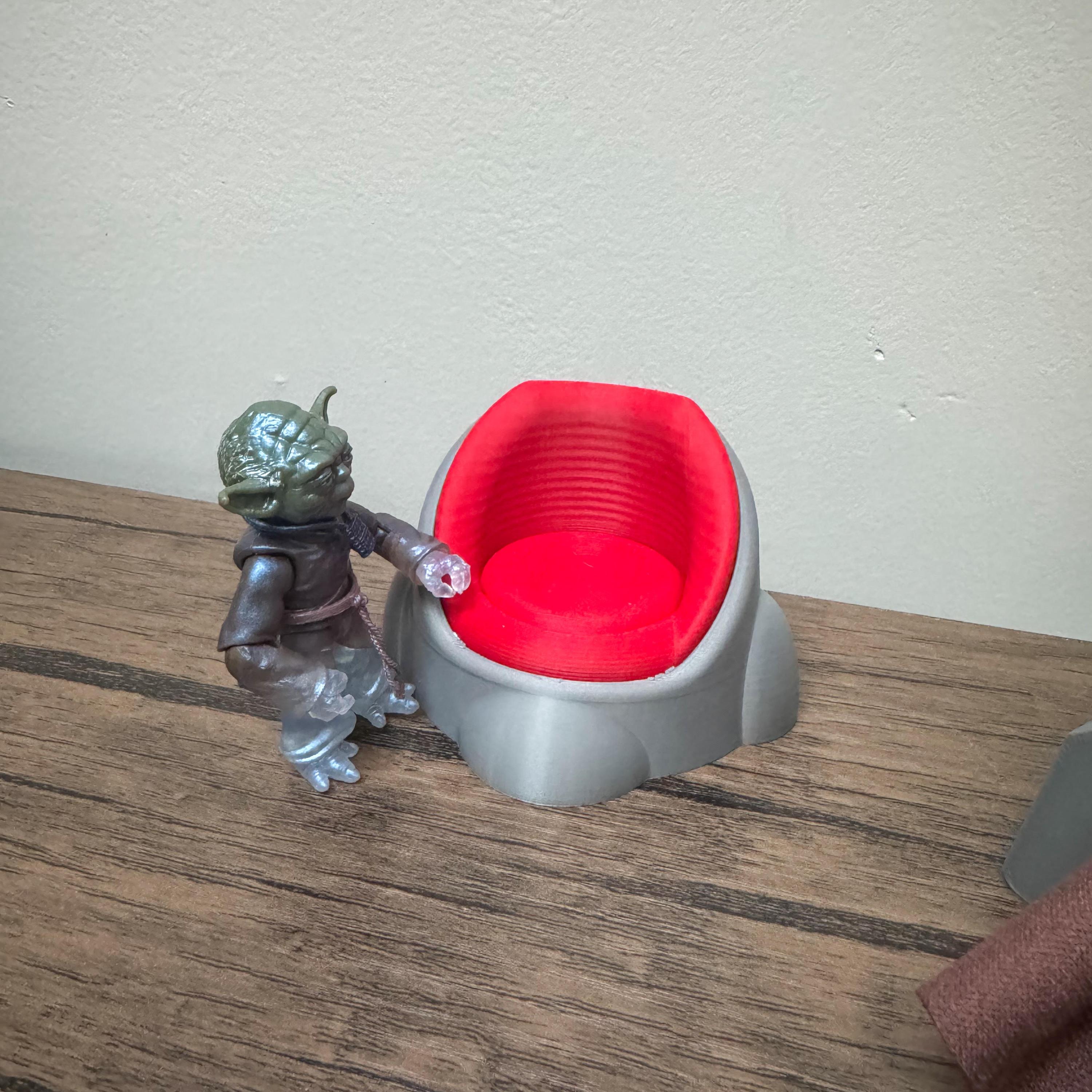 Black Series 6 Inch Jedi Council Chair - 3D Printed Star Black Series 6 Inch Jedi Council Chair - 3D Printed Star