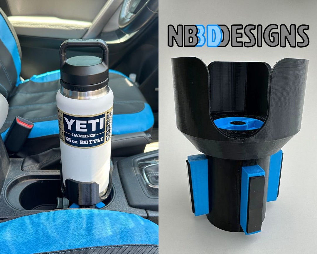 Yeti 36oz Rambler Bottle Cup Holder Adapter NB3DDESIGNS V2 Expanding Cupholder Universal Cup