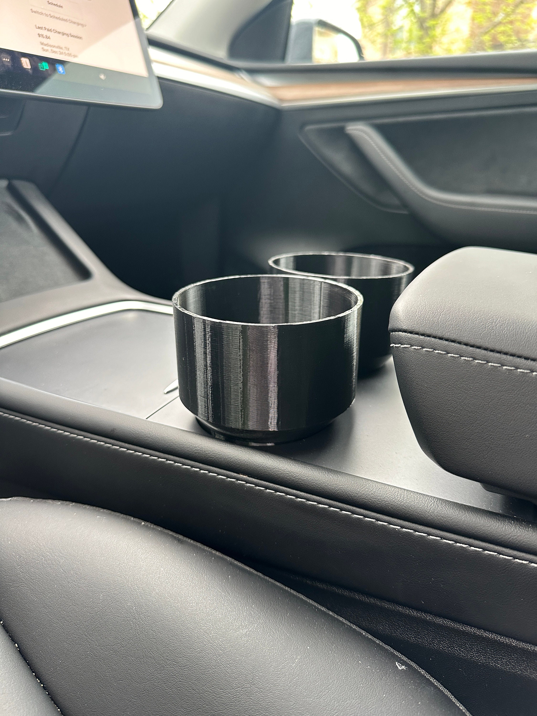 SOULWIT Center Console Cup Holder for Tesla Model 3/Model3 (2017-2023