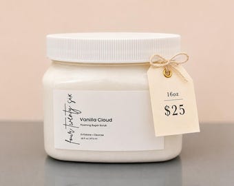 Foaming Sugar Scrub | Pick your scent |  Bulk l 16 oz