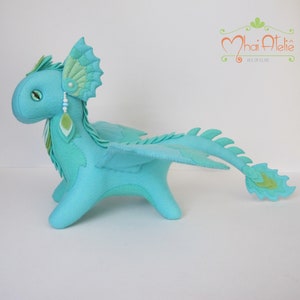 Plush Dragon, Fantasy Animal Stuffed Toy Dragon, Soft Toy Dragon, Felt Dragon, Dragon Doll
