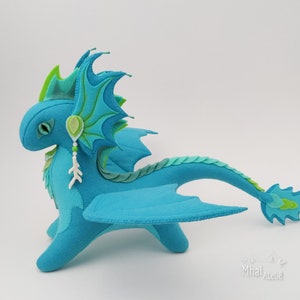 Plush Dragon, Fantasy Animal Stuffed Toy Dragon, Soft Toy Dragon, Felt Dragon, Dragon Doll