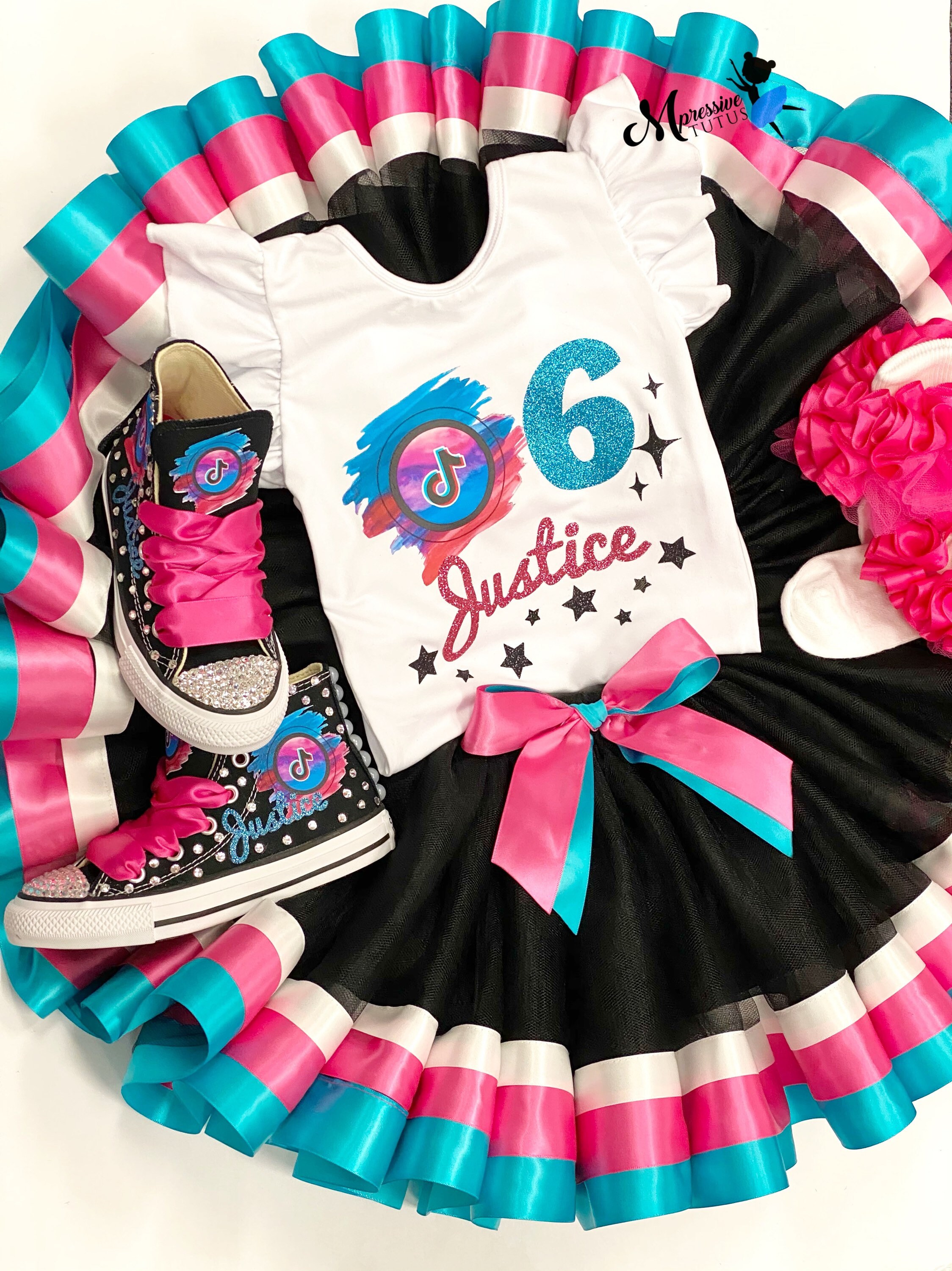 Tik Tok Birthday Tutu Set Tik Tok Tutu Set Etsy