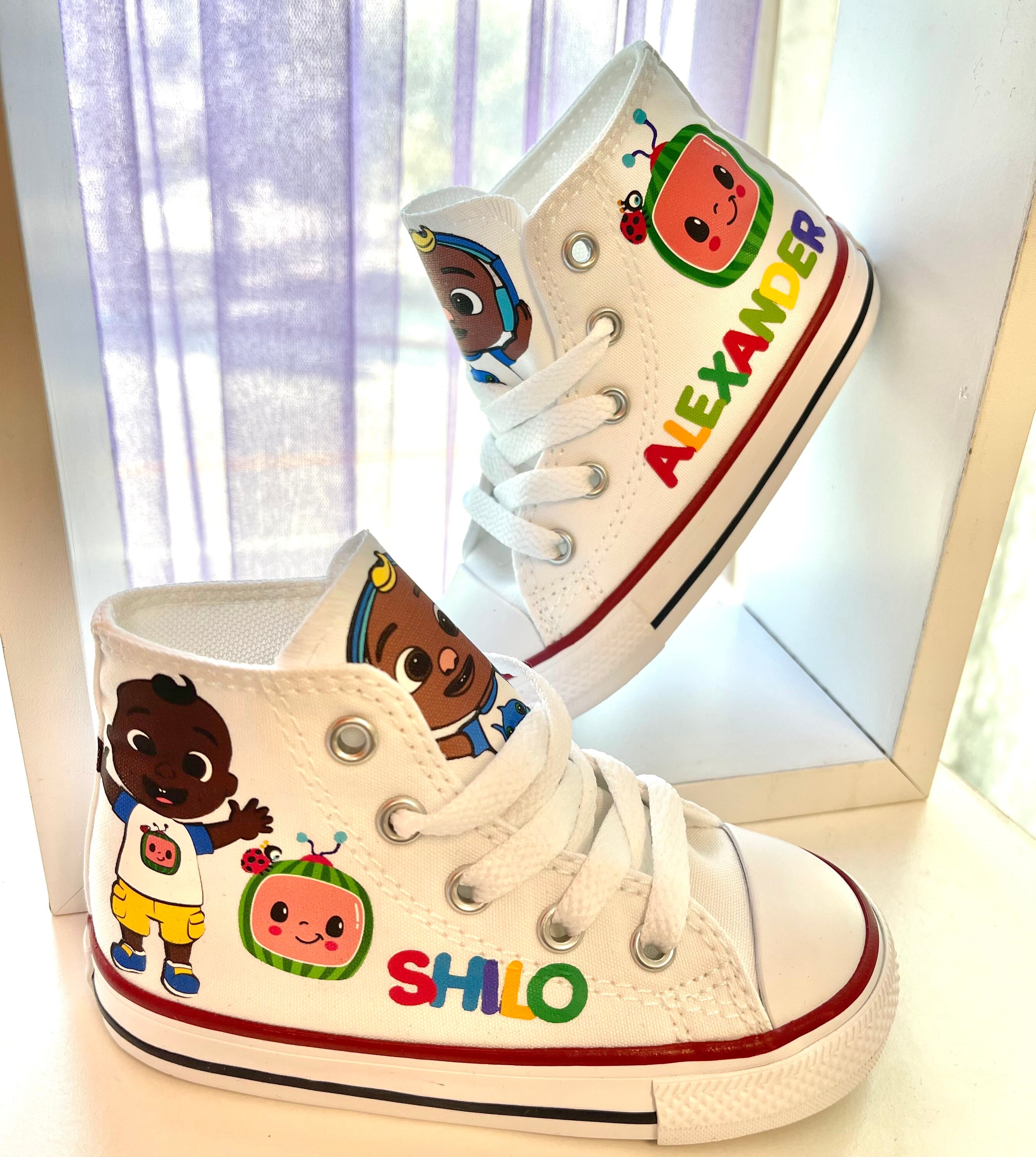 cocomelon custom sneakers