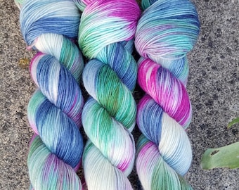 Hand-dyed sock yarn, not just for socks