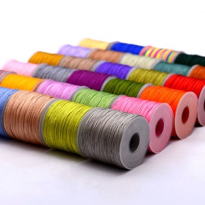 0.6MM Knotting Cord, Shamballa Nylon Cord, Kumihimo Cord, Mala Cord, Beading String