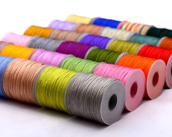0.6MM Knotting Cord, Shamballa Nylon Cord, Kumihimo Cord, Mala Cord, Beading String
