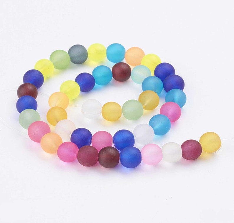 Bulk blue red sea plastic beads recycled beach plastic beads Etsy