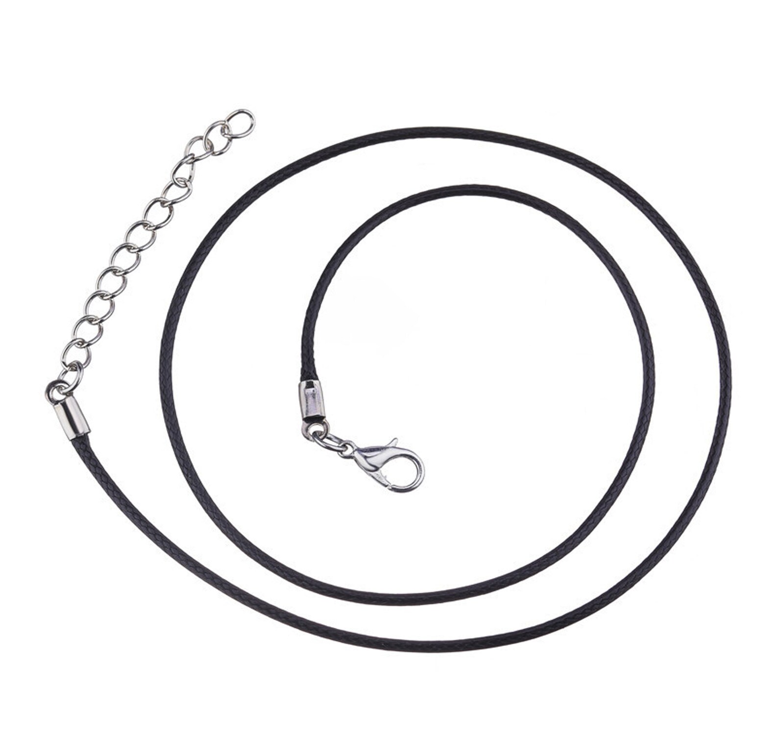 Round Necklace Leather Cord 1.5mm Korea Wax String With Etsy