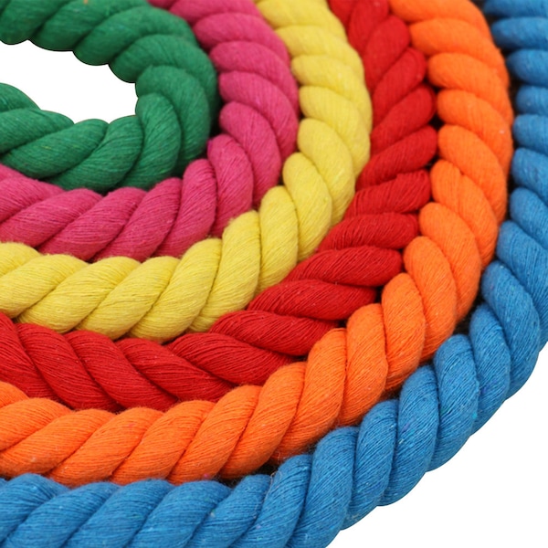 20MM Cotton Rope Wedding, Colorful Curtain Tieback, Unity Ceremony Rope