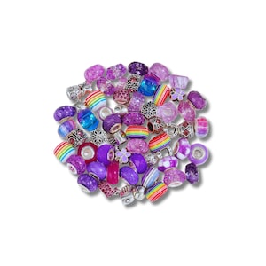 60 piezas de abalorios espaciadores con tapón, abalorios espaciadores para joyería de bricolaje, abalorios espaciadores redondos, conector de pulsera