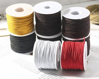 Stretchy Elastic Cord, 0.8-2mm, Beading Bracelet String