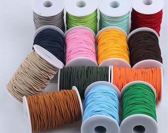 品質保証 20 Meters 2MM Elastic Cord, Rubber Stretch String 帽子