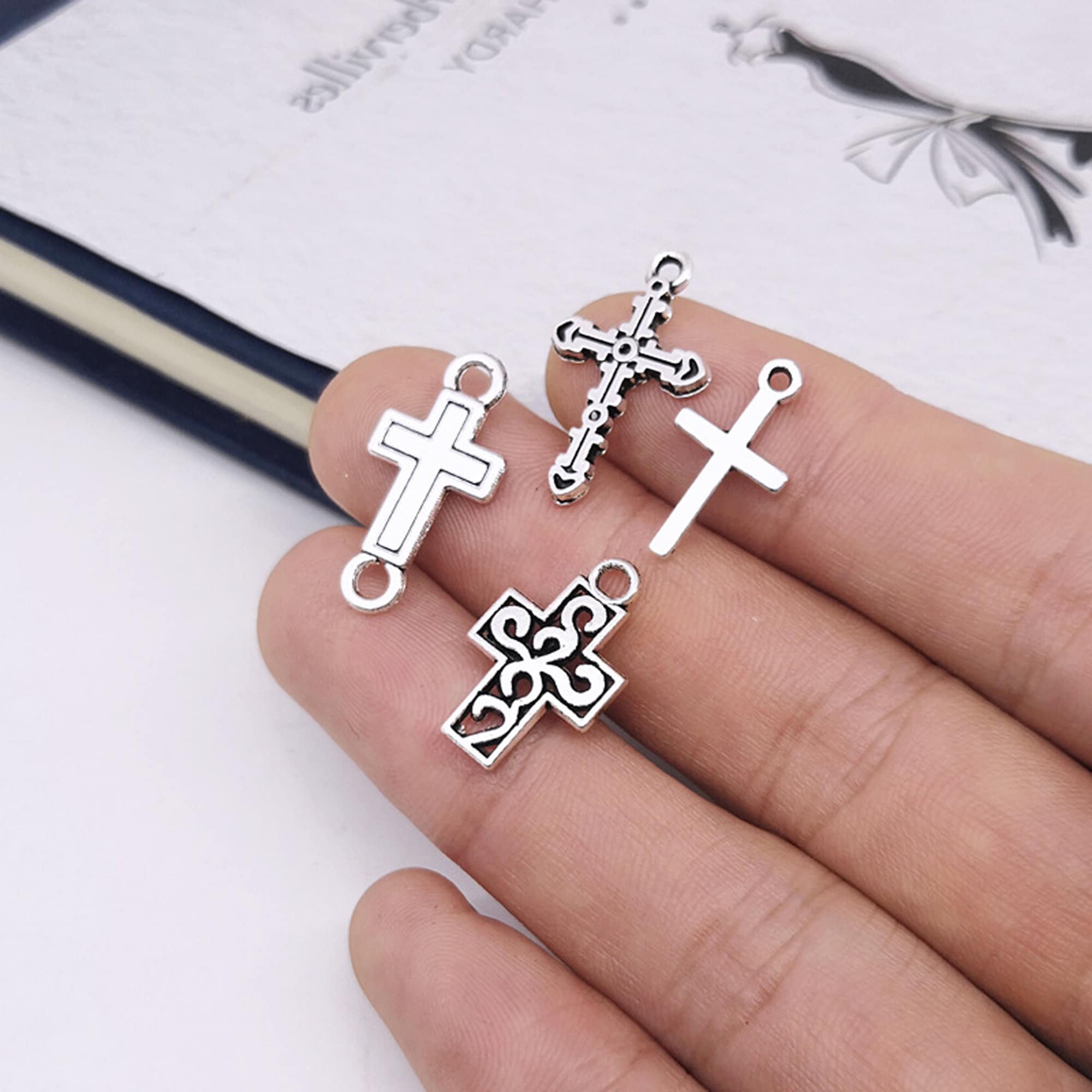 Wholesale 18pcs Cross Charms Tiny Antique Bulk Cross Charm Etsy