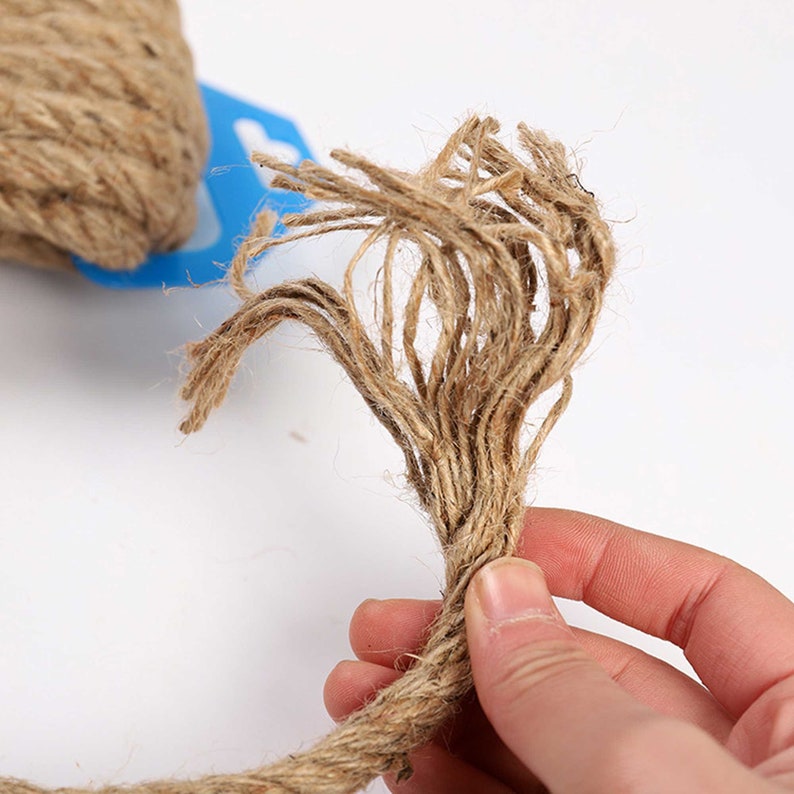 Natural Jute Twine String Craft Rope Macrame Cord Burlap Etsy