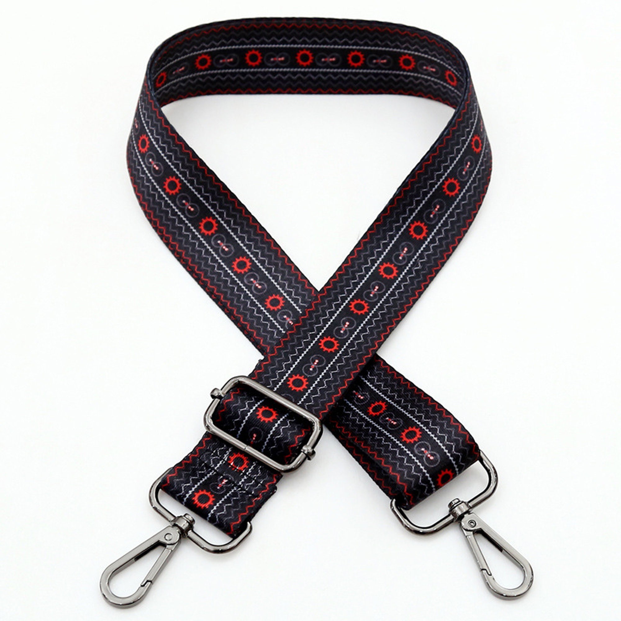 38mm Adjustable Bag Handles With Ring Stripe Shoulder Strap Etsy