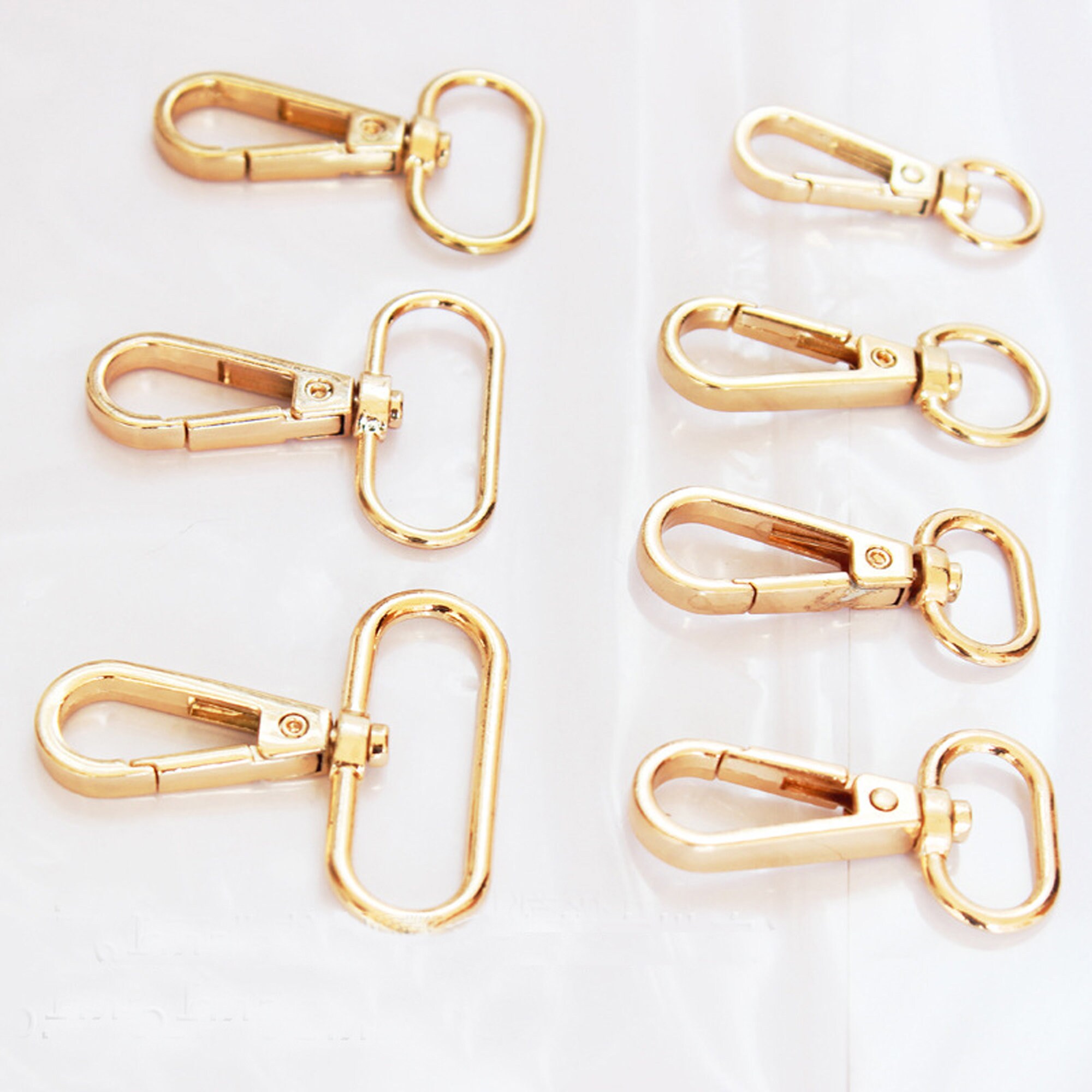 Swivel Clasp and D Ring Silver Gold Fill Swivel Hook Key Etsy Australia