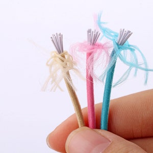 2mm Elastic Cord, Polyester Rubber Stretch String, 17 Meters image 4