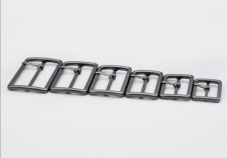 Adjustable Pin Buckle Belt Buckle Pin Center Bar Buckle Etsy