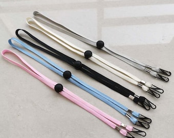 Adjustable Hat Keeper, Face Mask Lanyard, Neck Strap (5pcs)