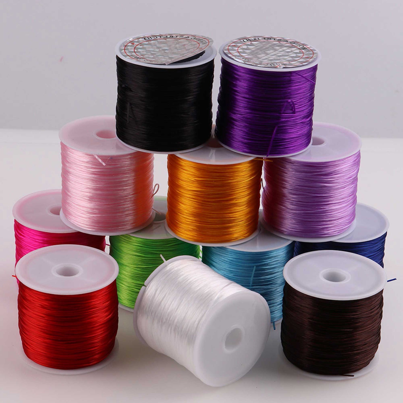 Flat Strong Stretchy Cord Small Elastic Cord Black Flexible - Etsy