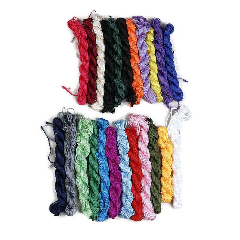 1mm 1.5mm Chinese Knotting Cord Shamballa Knot Thread Bracelet Etsy