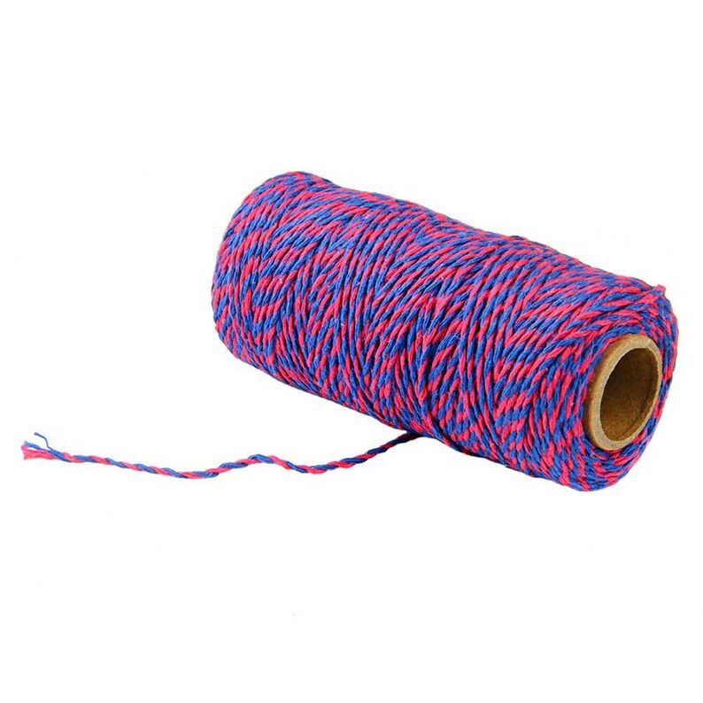 2MM Braided Cotton Cord Twine String Colored Rope Etsy