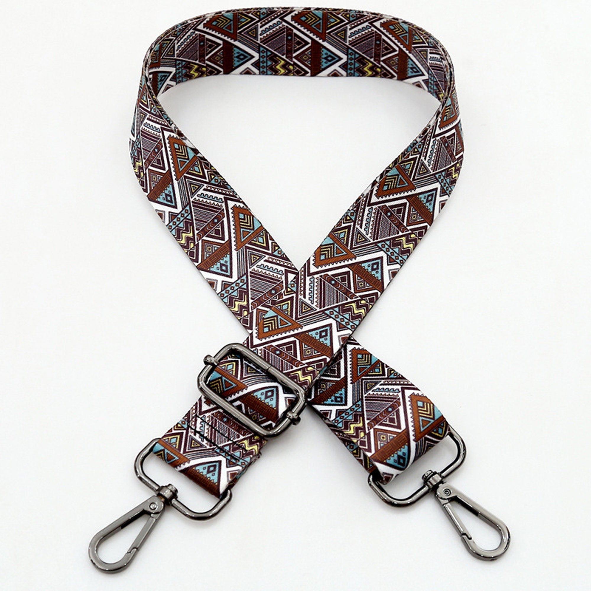 38mm Adjustable Bag Handles With Ring Stripe Shoulder Strap Etsy