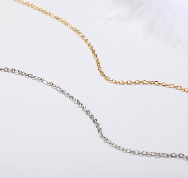 Curb Gold Filled Chain Belly Chain Bulk Chain Necklace Etsy