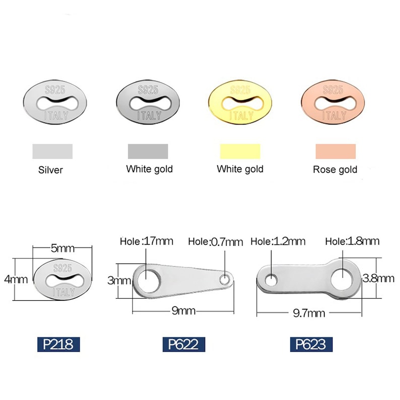 Double Coupling Chain Connector Chain End Connector Jewelry Etsy