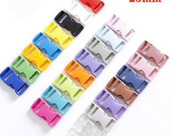 25mm Plastic Buckle,  1" Quick Side Release Buckle, Belt Buckle, Backpack Bag Buckle, Rectangular Buckle,  Webbing Buckle 6pcs