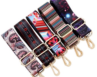 Adjustable Stripe Bag Strap, 38mm Nylon Crossbody Handle