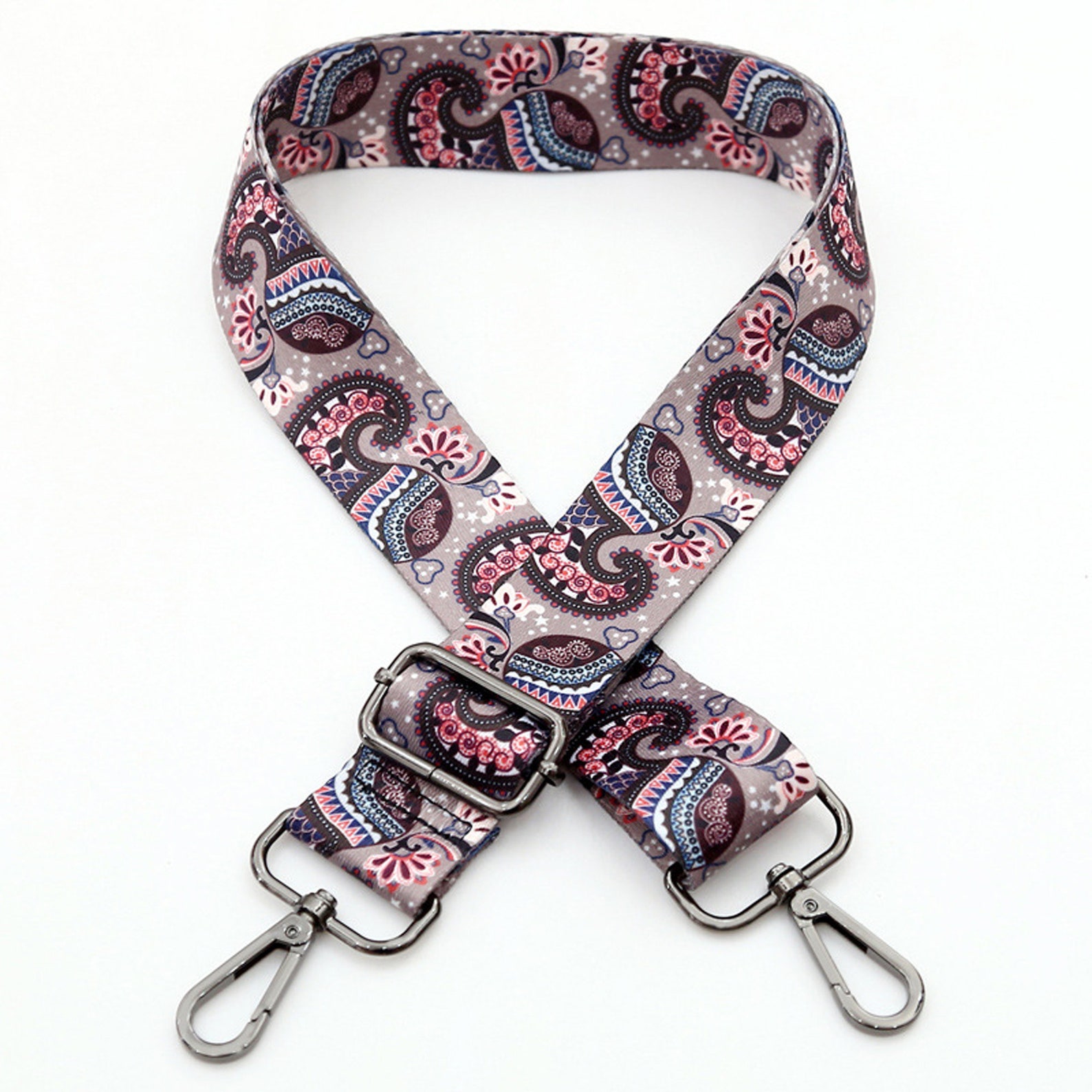 38mm Adjustable Bag Handles With Ring Stripe Shoulder Strap Etsy