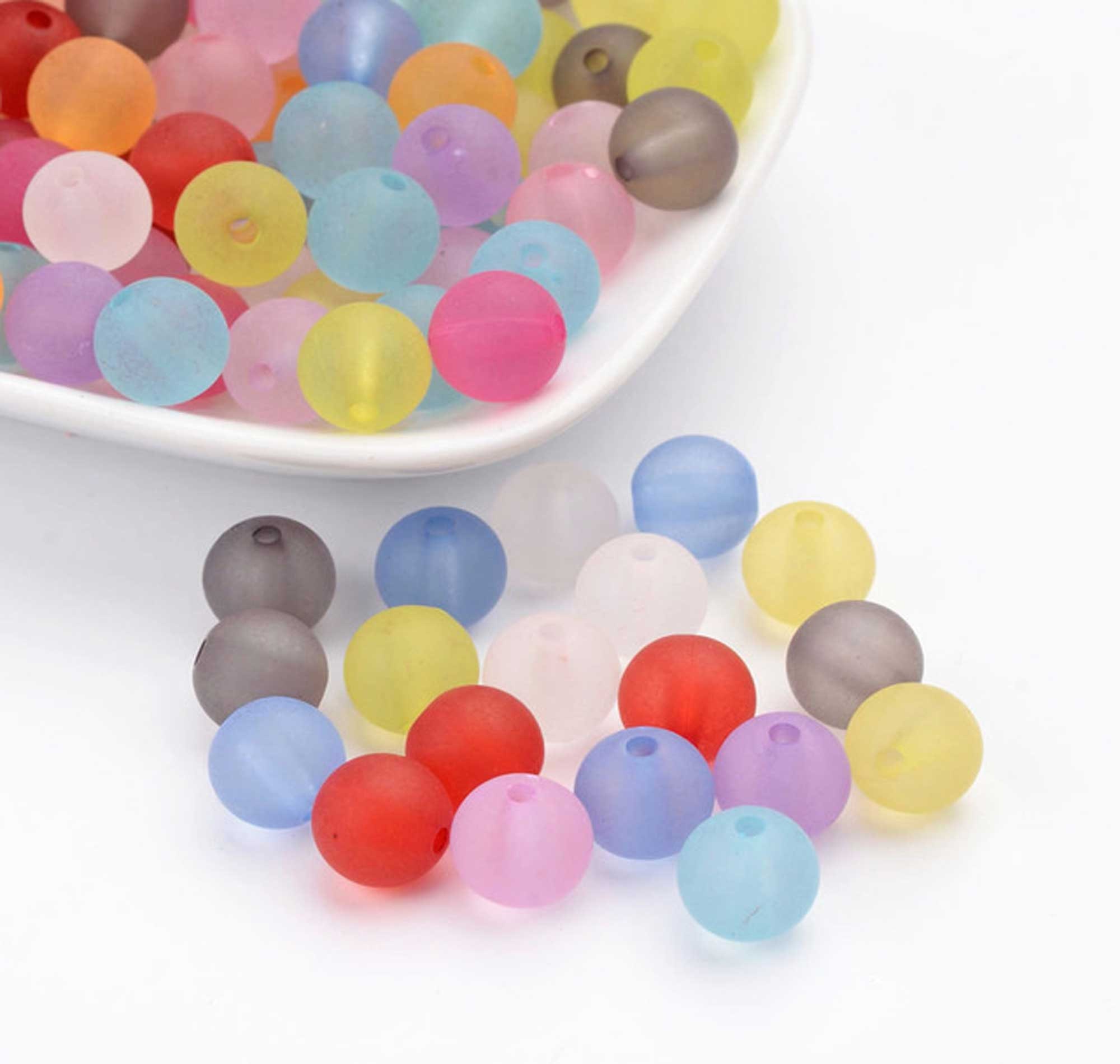 Bulk Blue Red Sea Plastic Beads Recycled Beach Plastic Beads Etsy