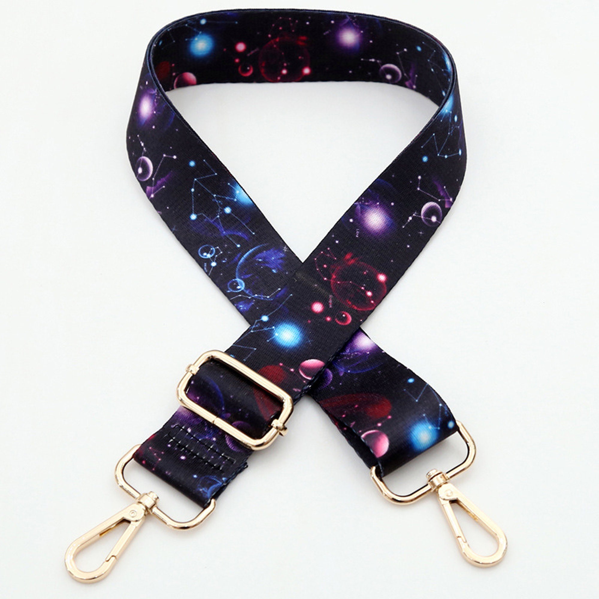 38mm Adjustable Bag Handles With Ring Stripe Shoulder Strap Etsy