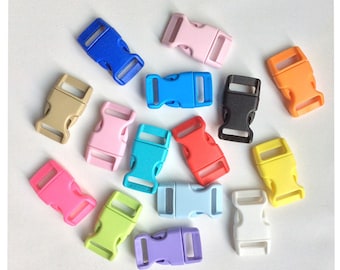 Plastic Buckle,  Quick Release Buckle, Side Release Buckles, Belt Buckle, Backpack Bag Buckle, Rectangular Buckle,  Webbing Buckle 6p