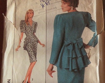 Vintage Simplicity 8855 Sewing Pattern Skirt Bust 36 38 40 42 Size 14 16 18 20 RR Vest UNCUT Misses Celtic Costume Shirt Beret