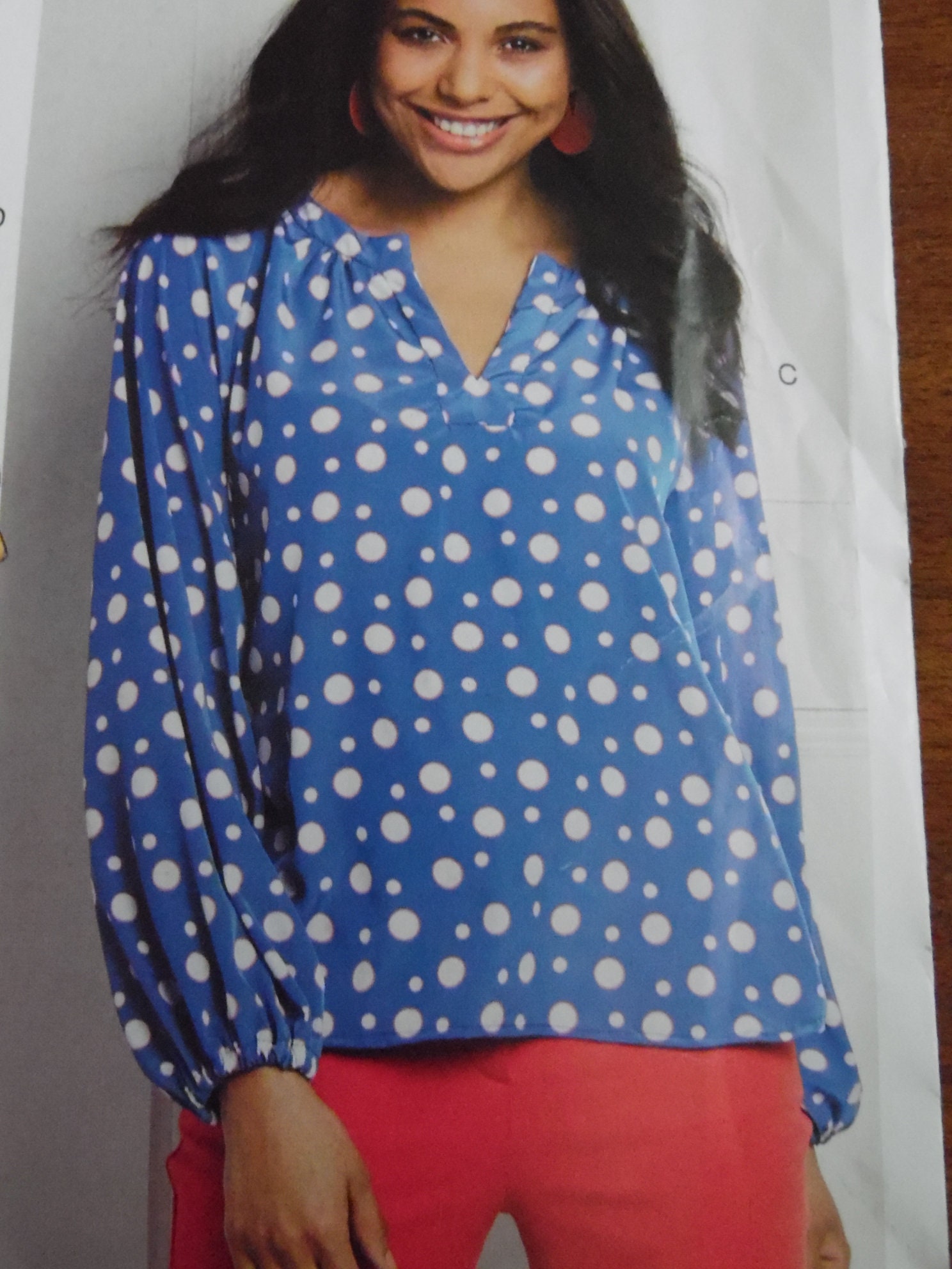 2018 Butterick B6632 Sewing Pattern Ladies Loose Fit Pullover Top Uncut ...